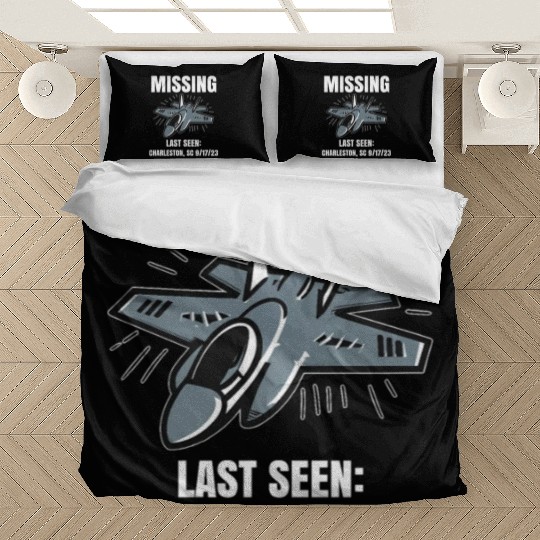 Missing F-35 War Plane Bedding Sets