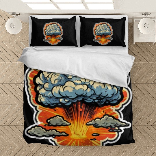 Explosion Fireworks Pyrotechnics Bedding Sets