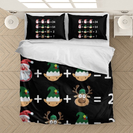 Math Teacher Christmas Bedding Sets Order of Operations