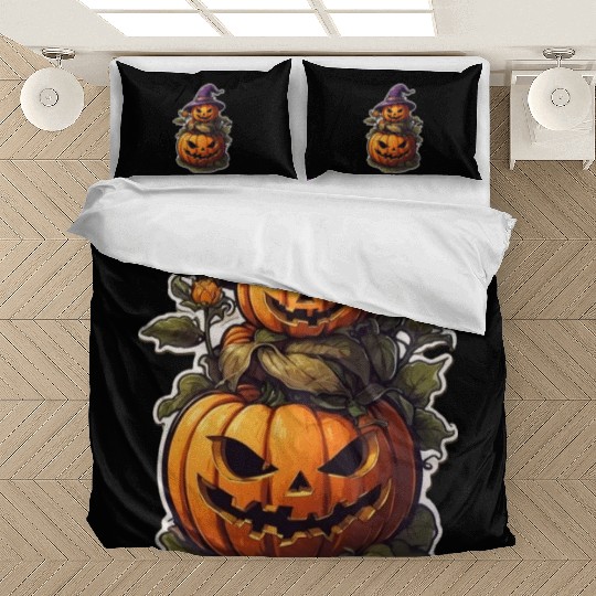 Happy Halloween Pumpkins 18 Bedding Sets