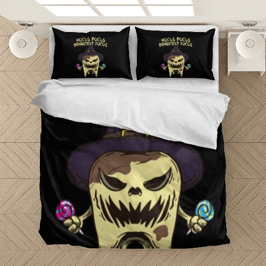 Scary Halloween Teeth Spooky Halloween Dentist Bedding Sets