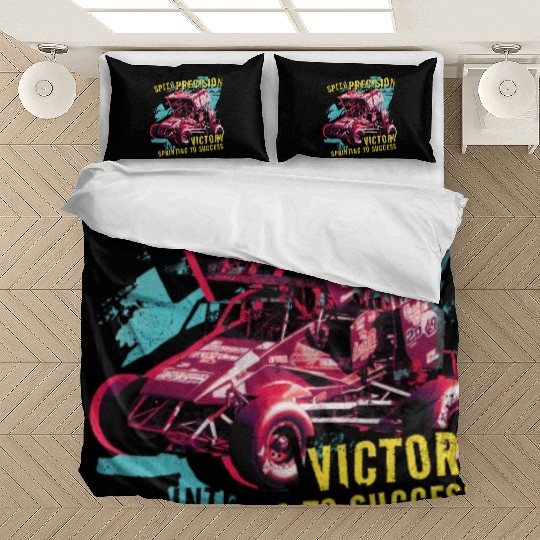 Sprint Car Mom Dirt Track Racing Racing Race Day Bedding Sets