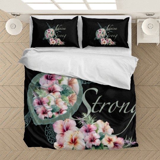 Lahaina Strong: Hibiscus and Sea Turtle Bedding Sets