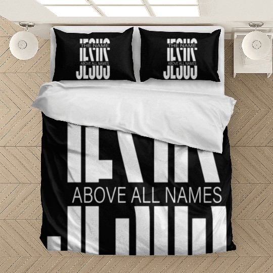 Love Jesus Name Above All Names Christian Bedding Sets