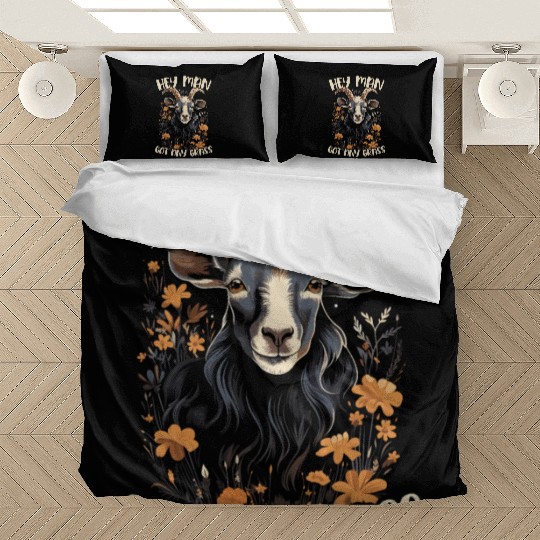 Goat Lover Kid Ranch Wool Farm Animal Farming Bedding Sets