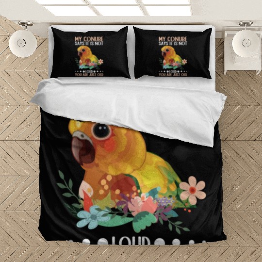 My Conure says it is not loud sun Conure Bedding Sets
