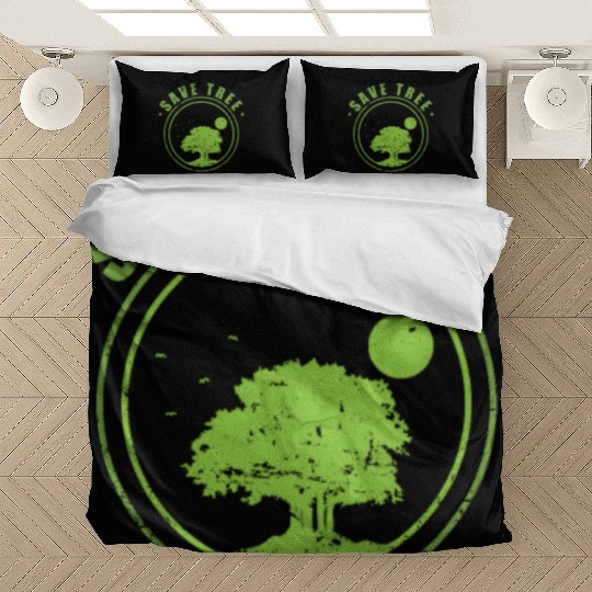 Save Tree Nature Forests Leaves Environment Bedding Sets