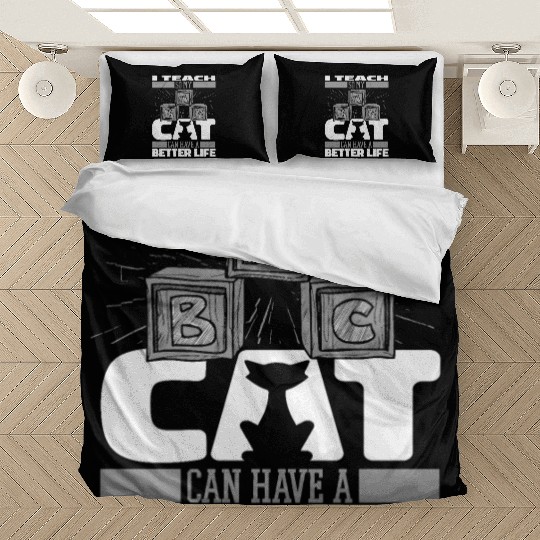 Daycare Teacher Cat Bedding Sets
