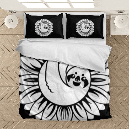 Sunflower Gardening Sloth Bedding Sets
