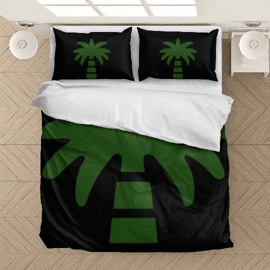 Green Everywhere Elegant Palm Tree Bedding Sets