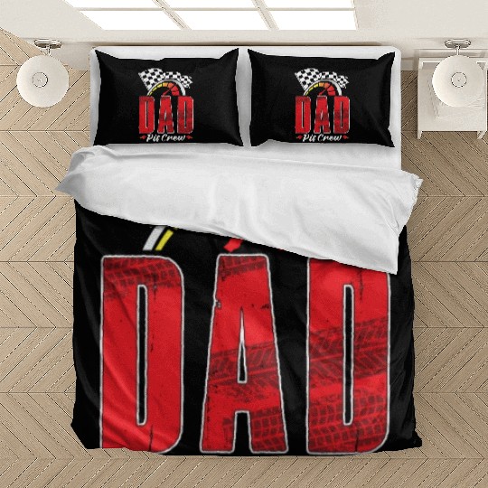 Dad Pit Crew Bedding Sets