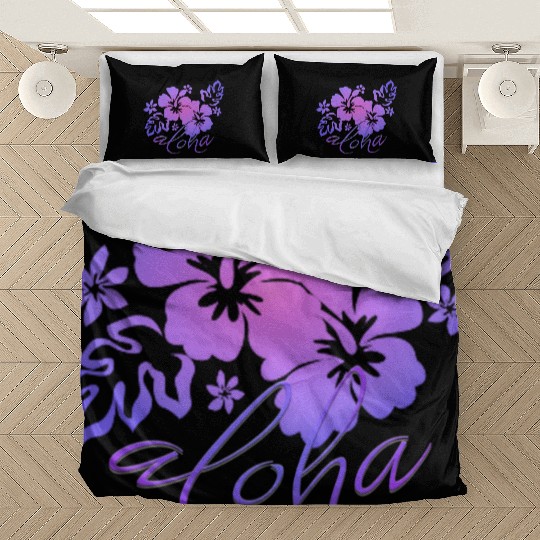 Sunset Hibiscus Aloha Graphic Bedding Sets