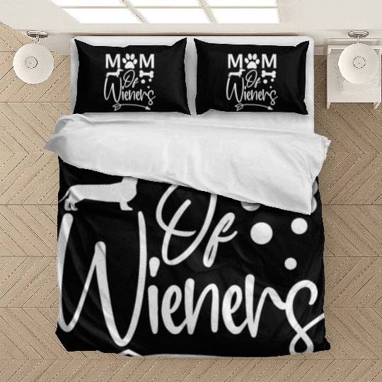 Dog Lover Gift Mom Of Wieners Dachshunds Bedding Sets