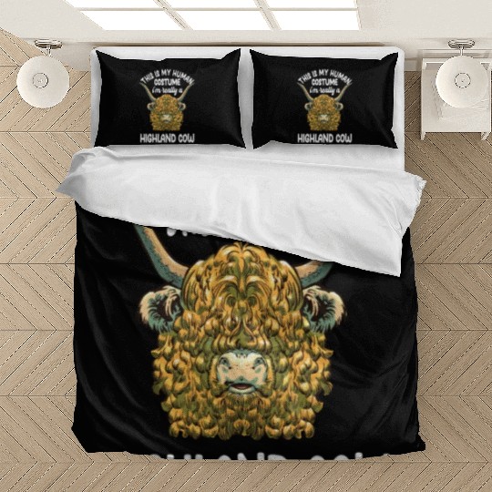 Funny Highland Cow Saying Bedding Sets
