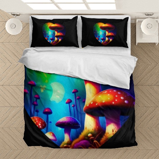 Love mushrooms Bedding Sets