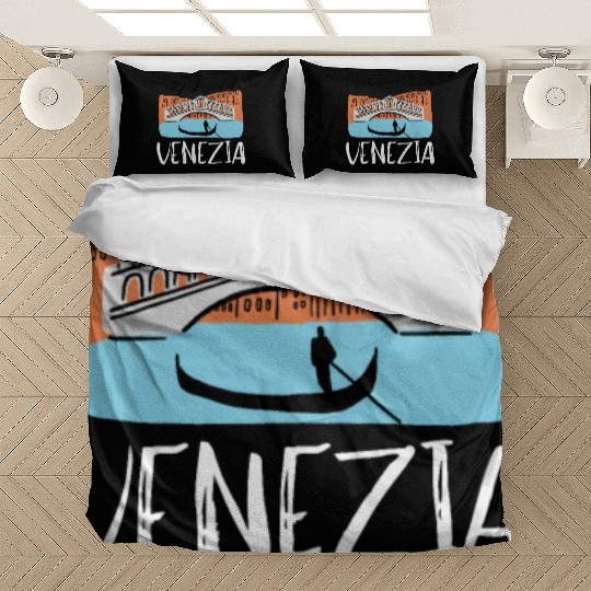 Venice Gondola Italy Venezia Bedding Sets