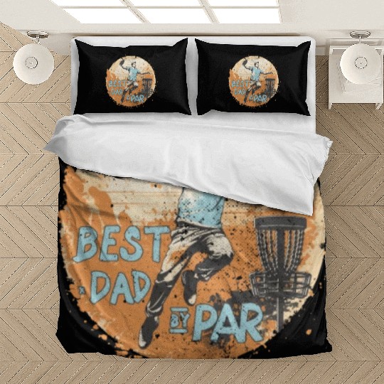 Disc-Golf-Player Disc-Golfing Game Father's Day Bedding Sets