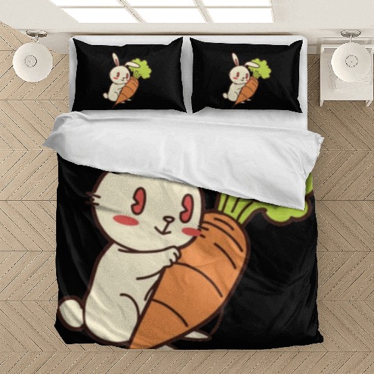 Rabbit And Carrot Bedding Sets