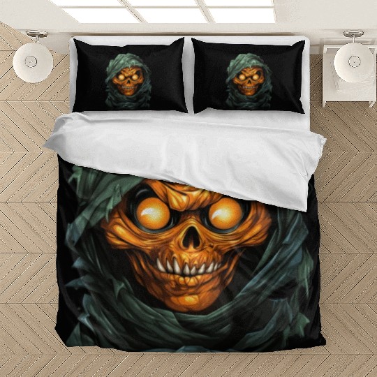 Halloween Spooky Cartoon Mummy Bedding Sets