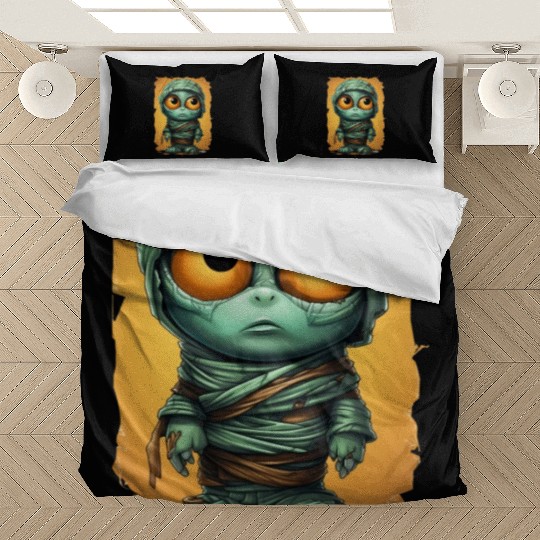 Halloween Spooky Cartoon Mummy Bedding Sets