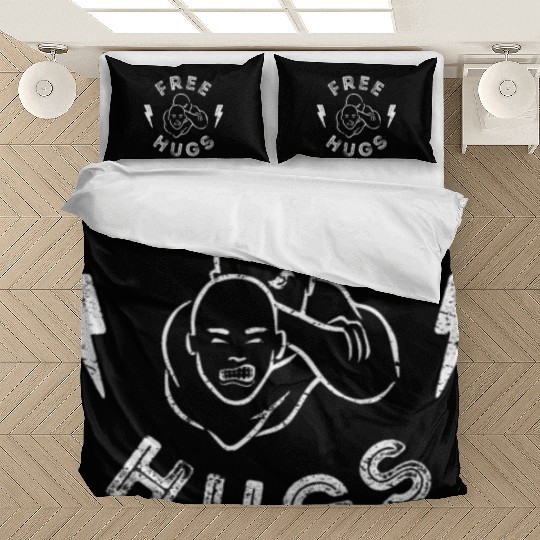 Funny BJJ Bedding Sets Brazilian Jiu-Jitsu Free Hugs