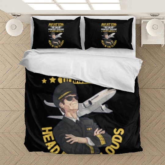 Pilot Aviation Airplane Airline Future Pilots Bedding Sets