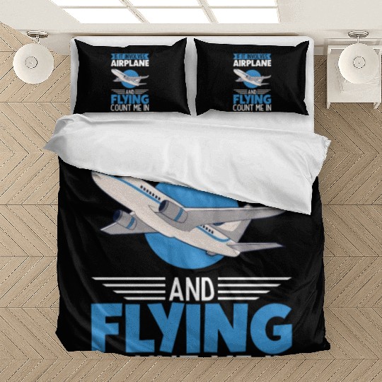 Pilot Aviation Airplane Airline Future Pilots Bedding Sets