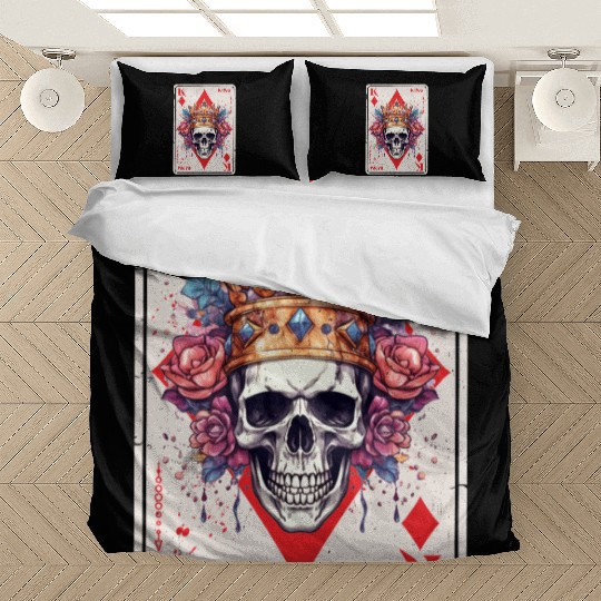 Gothic Card Game Halloween Scary Horror Bedding Sets