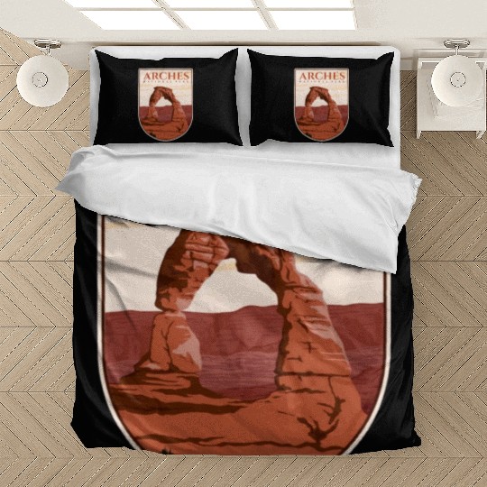 Arches National Park Stickers Bedding Sets