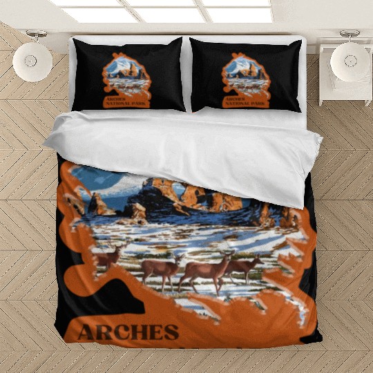 Arches National Park Stickers Bedding Sets