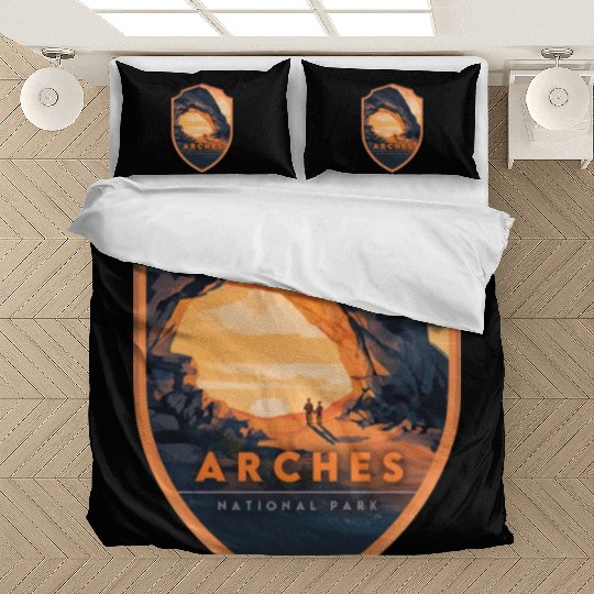 Arches National Park Stickers Bedding Sets