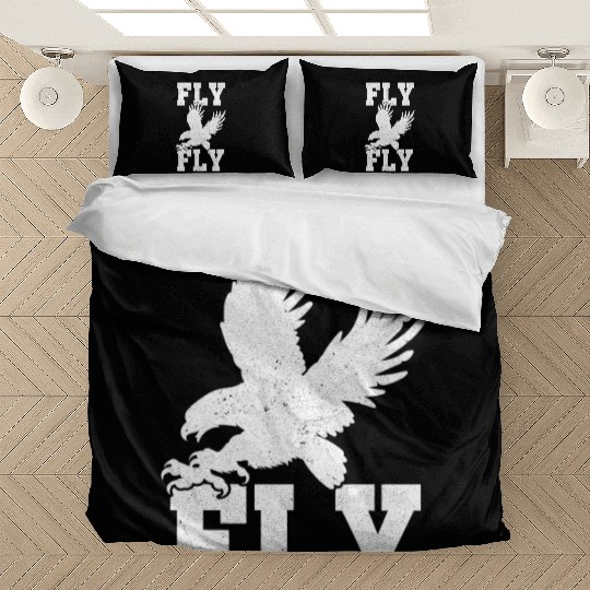 Fly Silhouette Bird Flying Animal Pet Lover Eagle Bedding Sets
