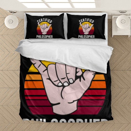 Certified Philosopher Philosophy Teacher Bedding Sets