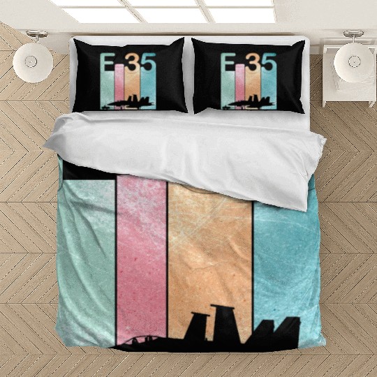 F35 Vintage Air Force Fighter Jets Bedding Sets