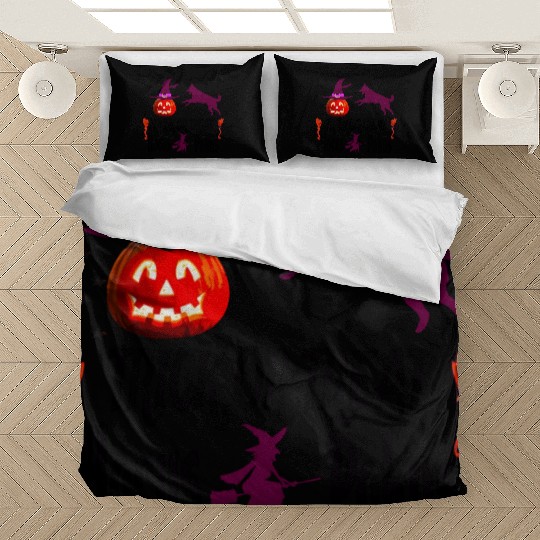 Pumpkin Halloween Trick or Treat Hocus Pocus Dog Bedding Sets