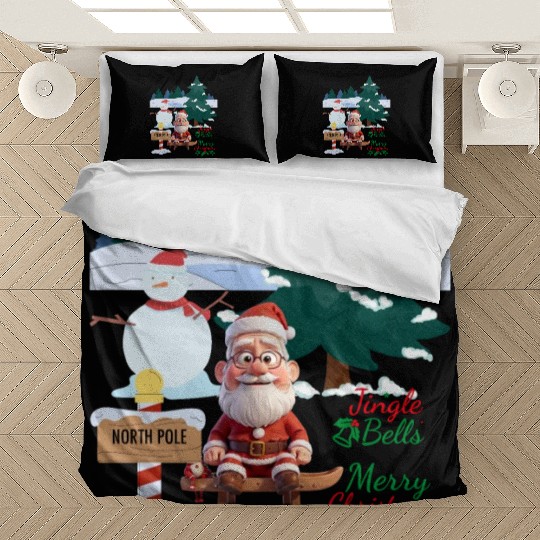 "Jolly Christmas Cheer" Bedding Sets