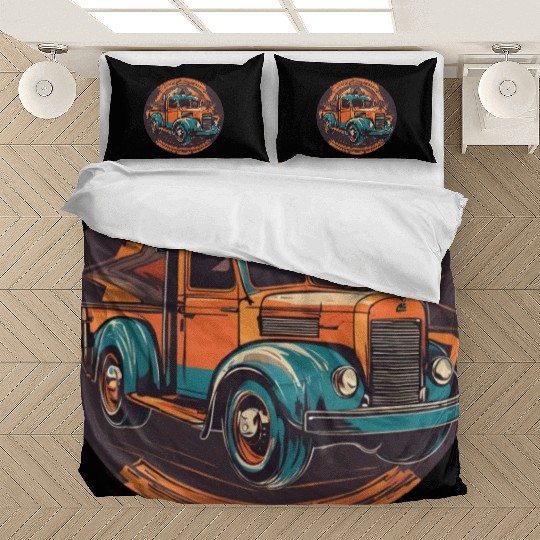 Old School Truck / Oldtimer / Car / Vintage / 60s Bedding Sets