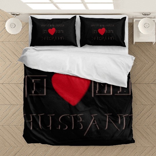 Happy Halloween day I love my husband Bedding Sets