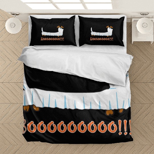 Halloween Dachshund Ghost Design Bedding Sets
