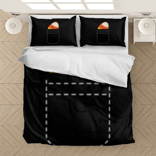 Cool Candy Corn For Men Women Pocket Candy Corn Bedding Sets