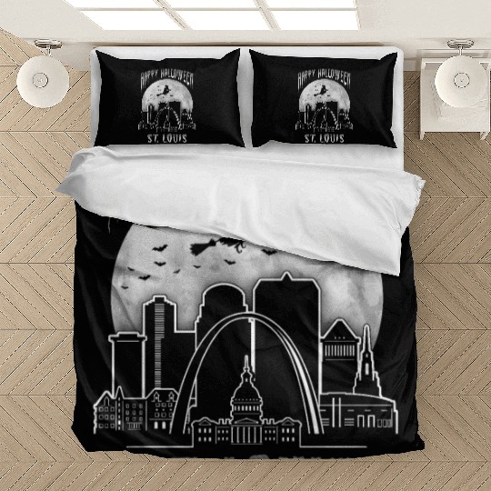 St. Louis Missouri Happy Halloween Bedding Sets
