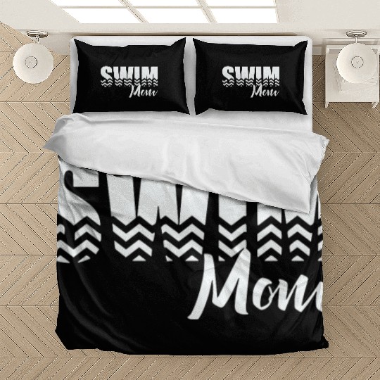 Funny Swim Mom Bedding Sets