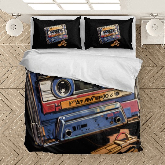 90s Nostalgia Cassette Bedding Sets