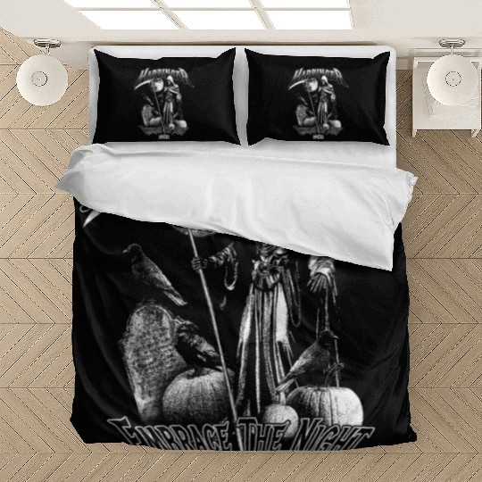 Harbinger Embrace The Night MMXXIII Halloween Band Bedding Sets