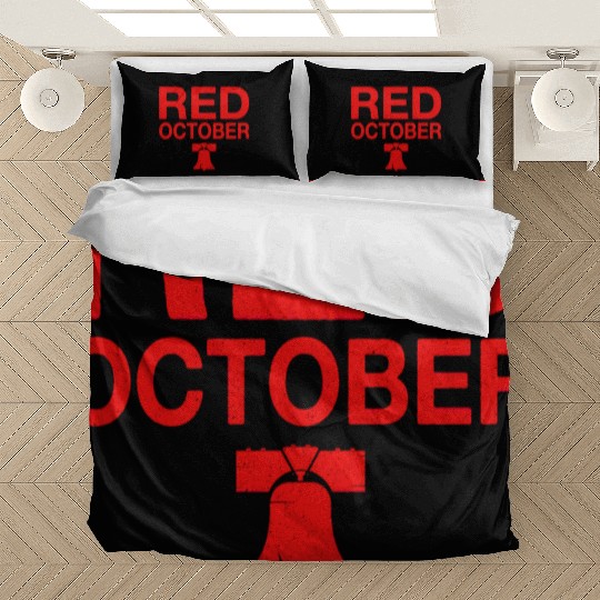 Vintage Red October Philly Philadelphia Bedding Sets
