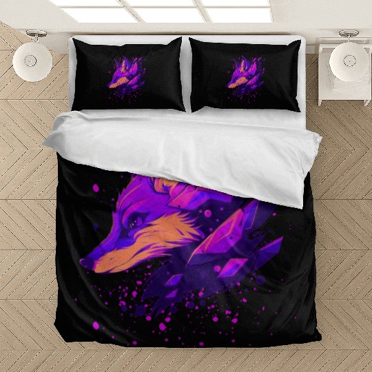 Vibrant Fantasy Fox Bedding Sets