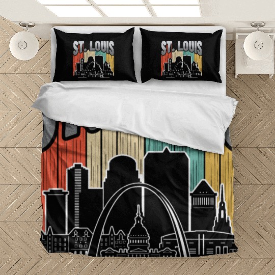 St. Louis Missouri Vintage Bedding Sets