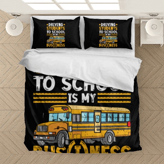 School Bus Driver Bedding Sets