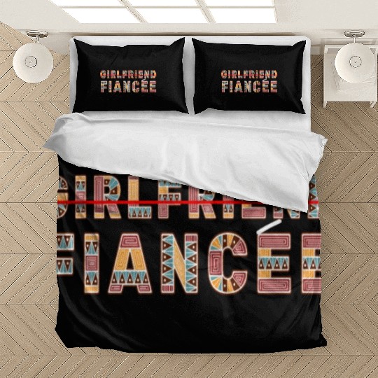 Girlfriend Fiancee Couple Engagement Engaged Bedding Sets
