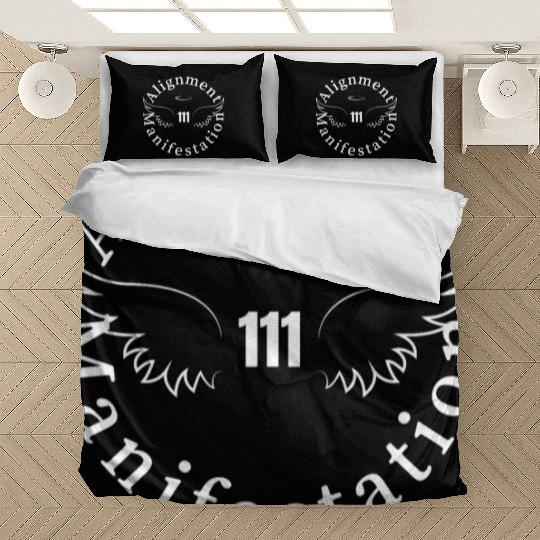 111 Angel Number Manifest Unisex Softstyle Bedding Sets